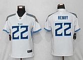 Women Nike Tennessee Titans 22 Henry White Vapor Untouchable Limited Jersey